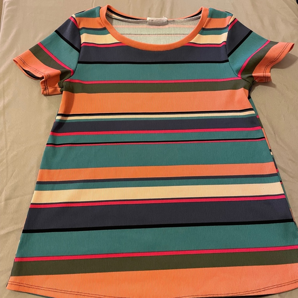 Colorful Striped woman’s small Shirt